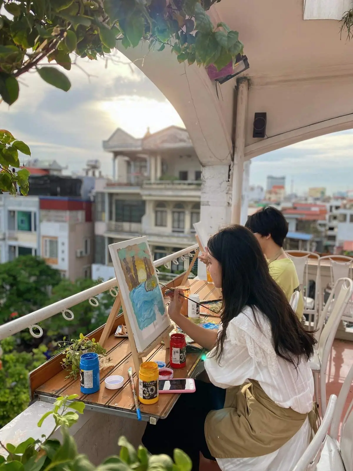 Lắng đọng ch&uacute;t b&igrave;nh y&ecirc;n tại Rooftop Cafe BREATHE Hải Ph&ograve;ng 5