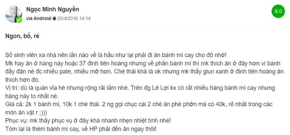 Ngất ng&acirc;y với B&aacute;nh m&igrave; cay B&agrave; Gi&agrave; Hải Ph&ograve;ng chỉ từ 2.000 đồng một ổ 9