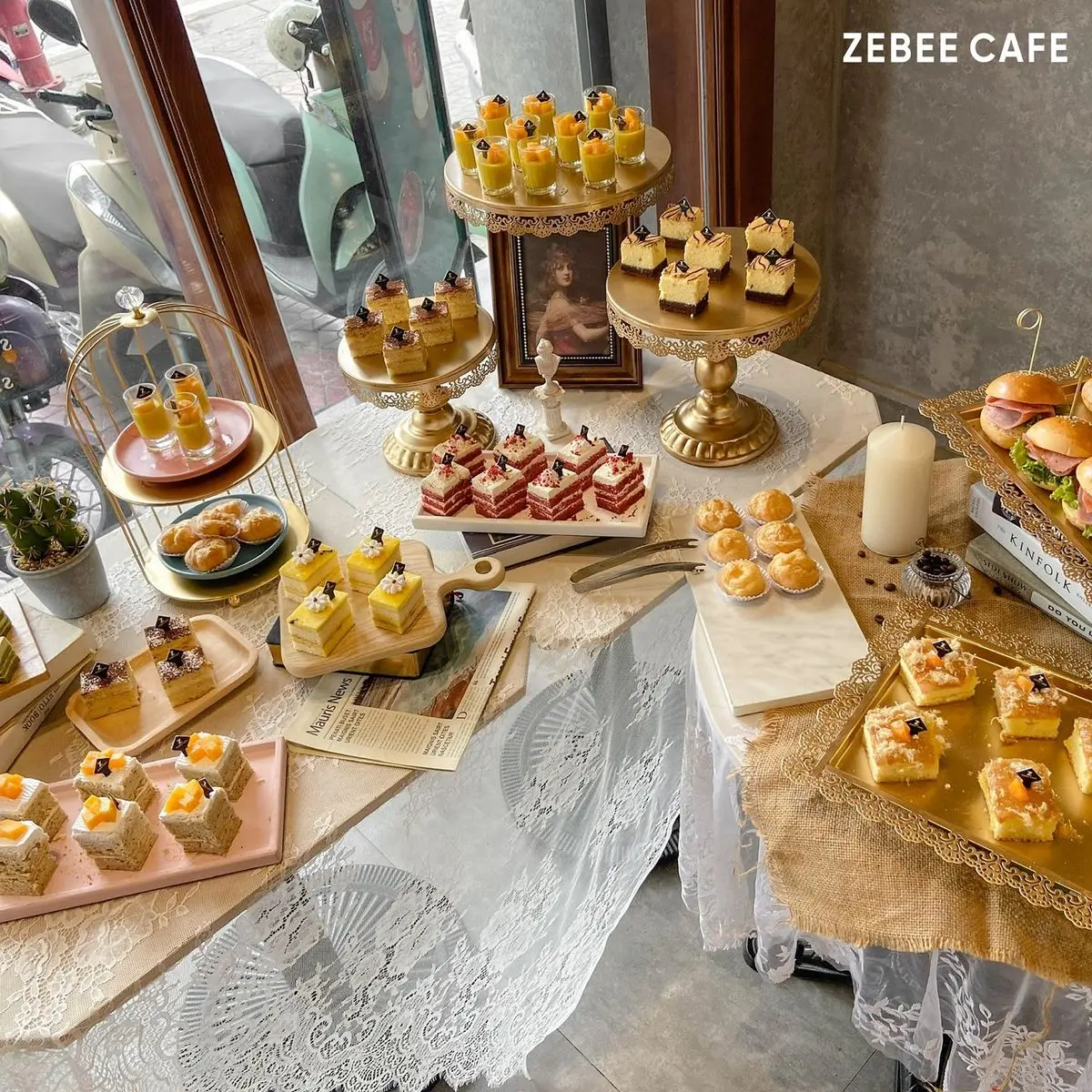 Sa v&agrave;o lưới t&igrave;nh của những thức uống tại Zebee Cafe Lạch Tray 9