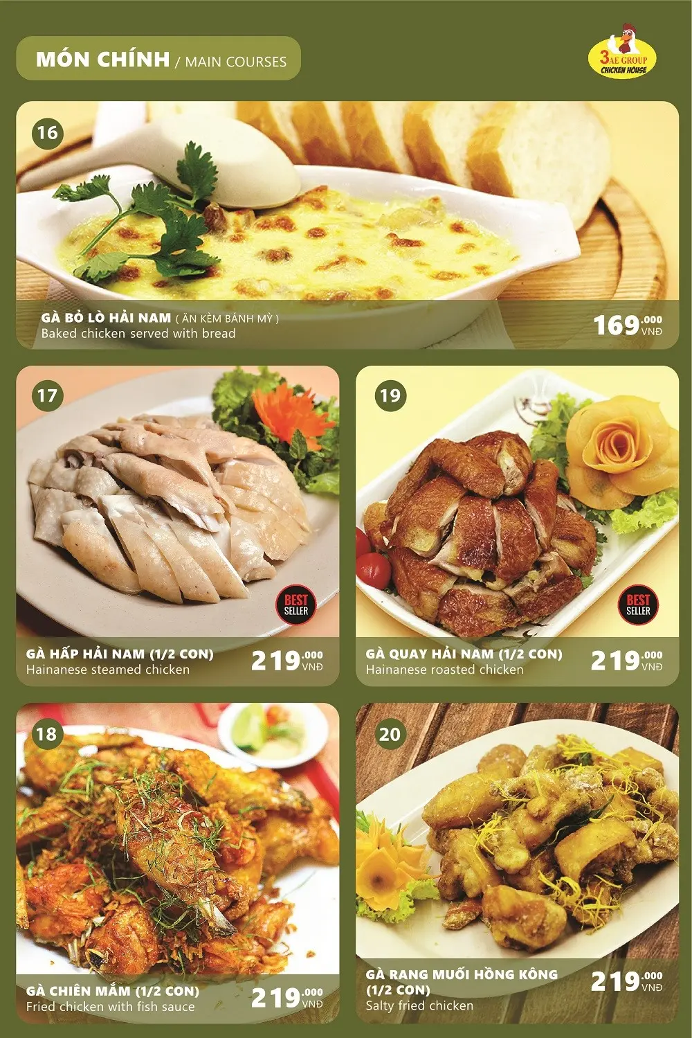 Thưởng thức đại tiệc thịnh soạn tại Nh&agrave; h&agrave;ng Cơm g&agrave; Singapore 9