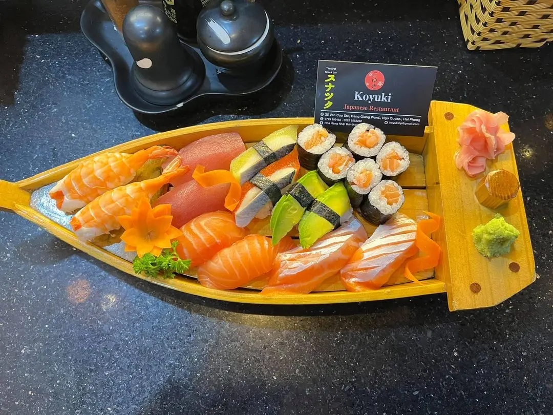 Tinh hoa ẩm thực chuẩn Nhật tại Nh&agrave; h&agrave;ng Nhật Bản Koyuki Japanese Hai Phong 12