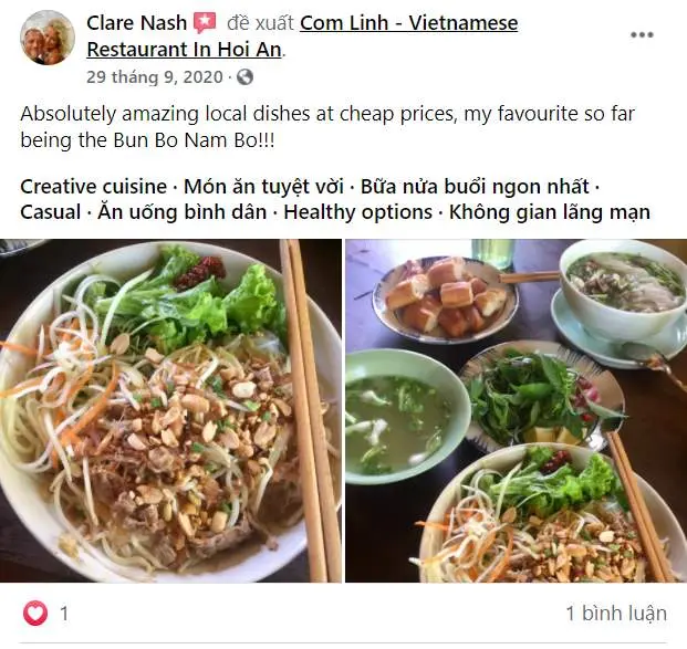 Com Linh restaurant Hoi An - Nh&agrave; h&agrave;ng đặc sản Hội An v&agrave; c&aacute;c m&oacute;n ăn Việt 20