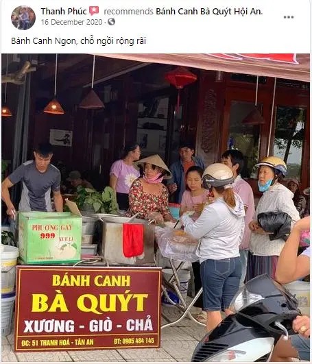 Du lịch Hội An nhất định phải thử qua bánh canh bà Quýt 11