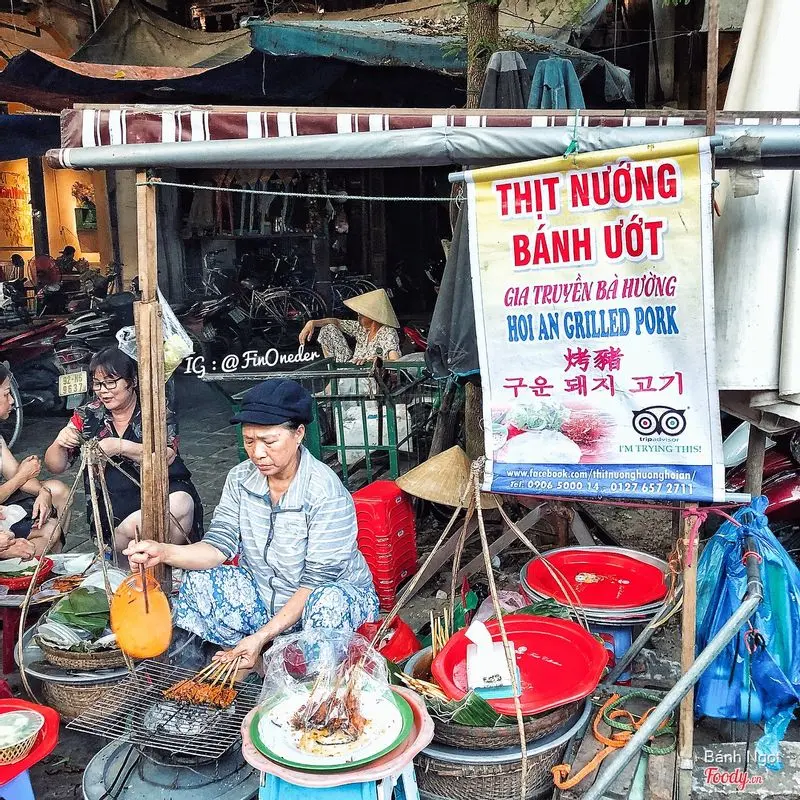 Ngon kh&oacute; cưỡng m&oacute;n b&aacute;nh ướt cuốn thịt nướng Hội An 12