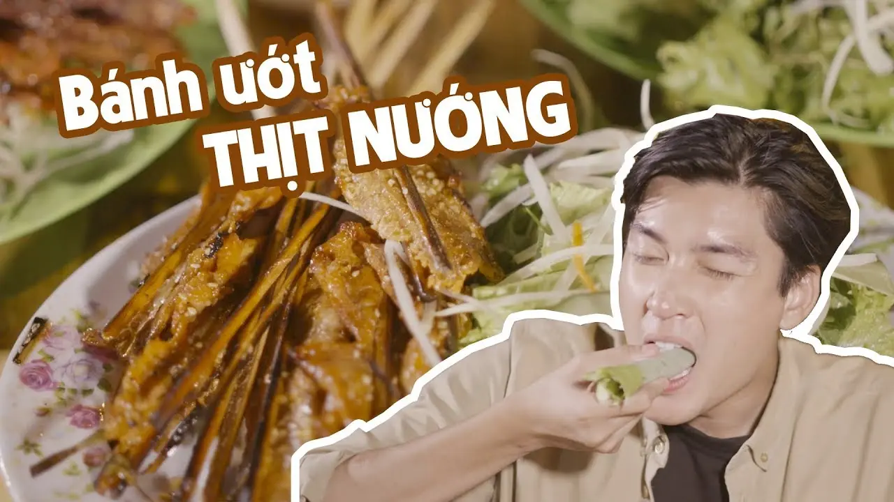 Ngon kh&oacute; cưỡng m&oacute;n b&aacute;nh ướt cuốn thịt nướng Hội An 10