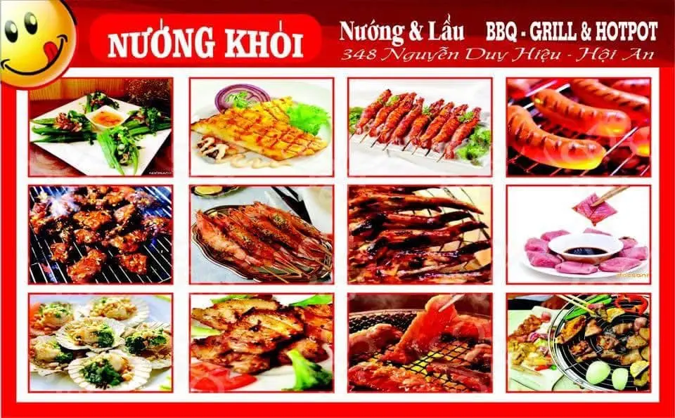 Nướng Kh&oacute;i BBQ Hội An - Oanh tạc thịt nướng v&agrave; uống rượu soju vỉa h&egrave; phố cổ 4