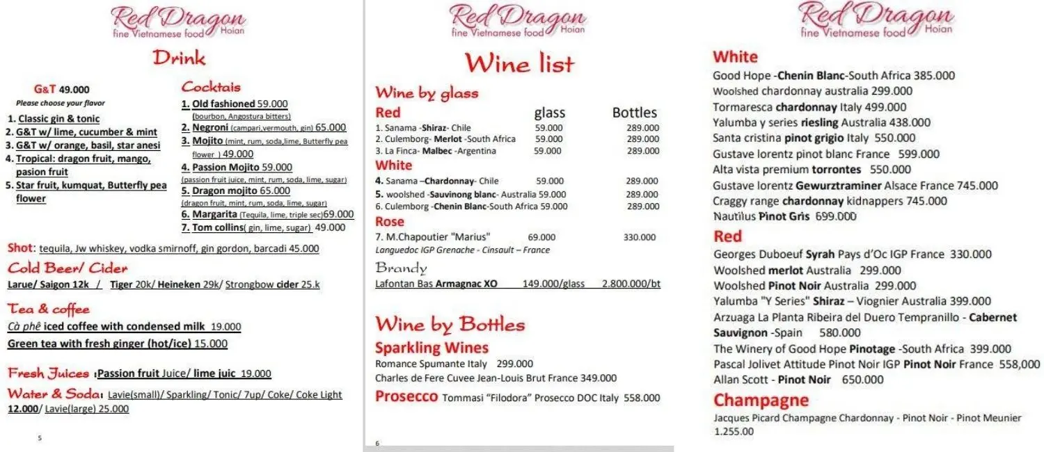 Red Dragon Restaurant Hoi An &ndash; Thưởng thức hương vị Việt theo phong c&aacute;ch phương T&acirc;y sang trọng 5