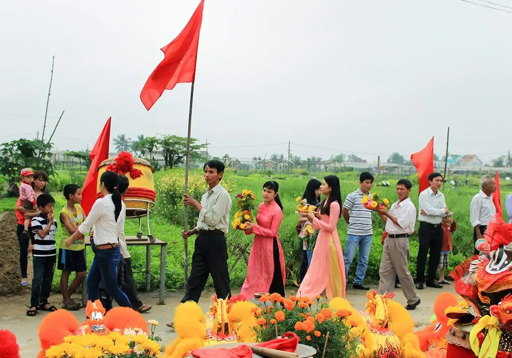 Hội Cầu Bông Hội An - Tri ân các vị tiền nhân đã gây dựng nên làng rau Trà Quế 6