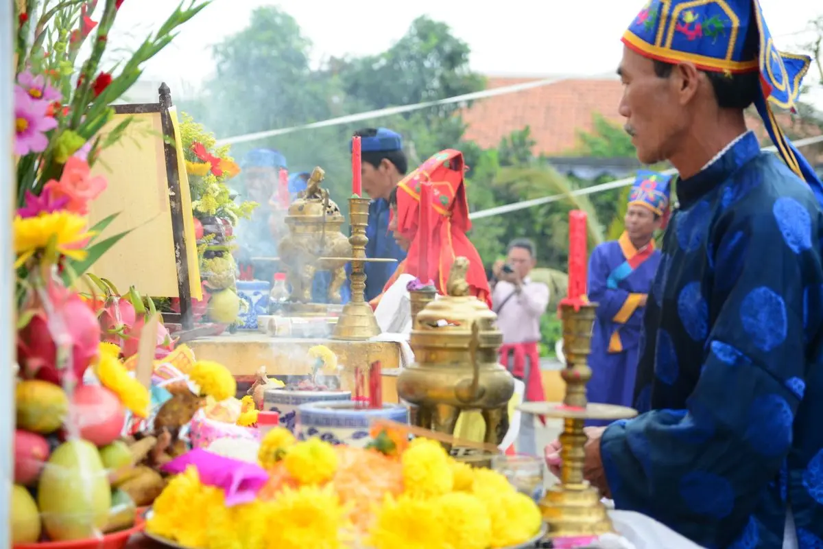 Hội Cầu Bông Hội An - Tri ân các vị tiền nhân đã gây dựng nên làng rau Trà Quế 7