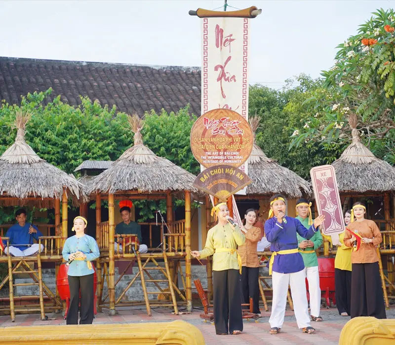 Kh&aacute;m ph&aacute; b&agrave;i ch&ograve;i Hội An, loại h&igrave;nh nghệ thuật d&acirc;n gian độc đ&aacute;o 6
