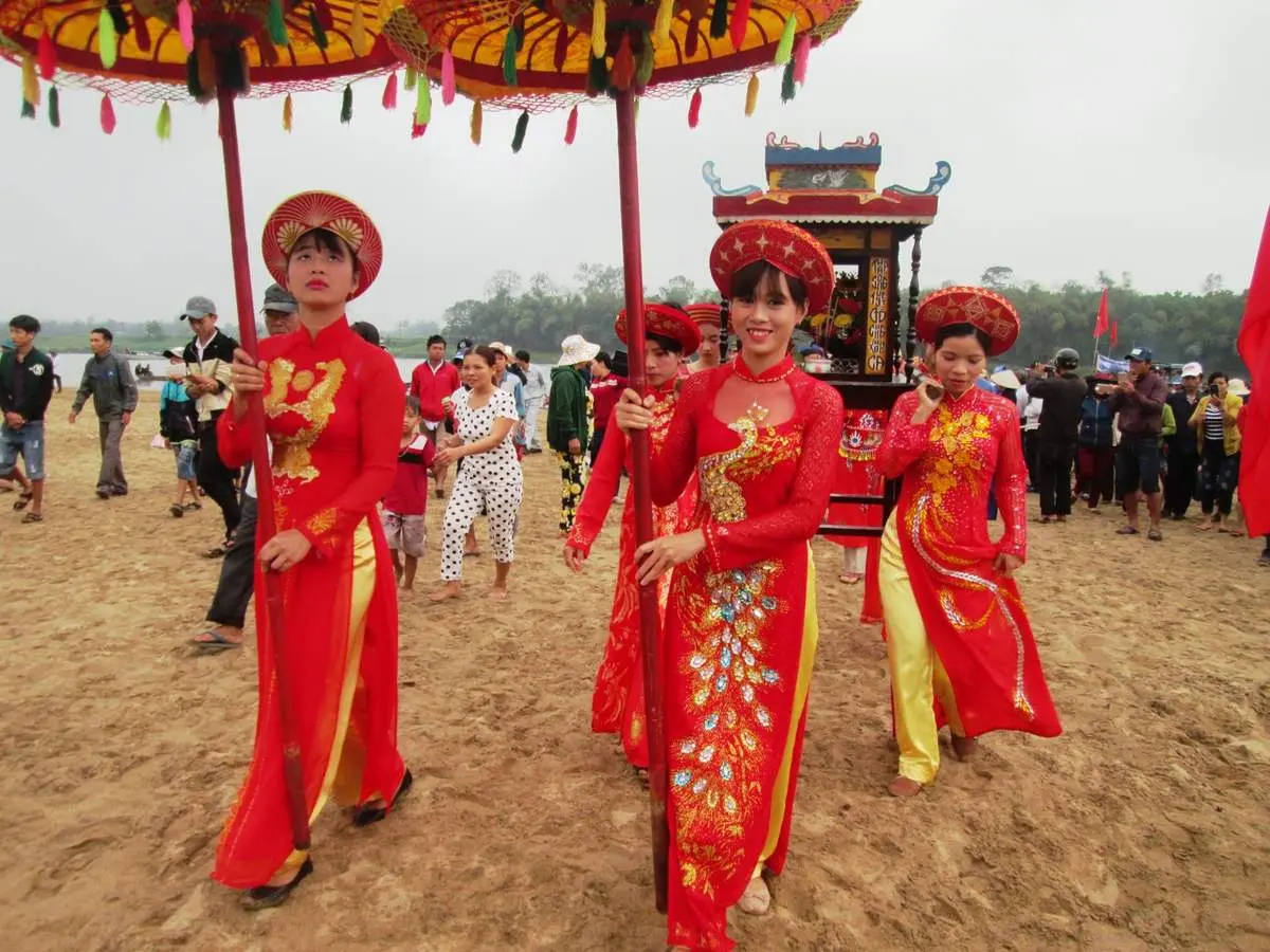 Lễ hội b&agrave; Thu Bồn Hội An - Lễ hội b&agrave;y tỏ l&ograve;ng biết ơn với người Mẹ xứ Quảng 3