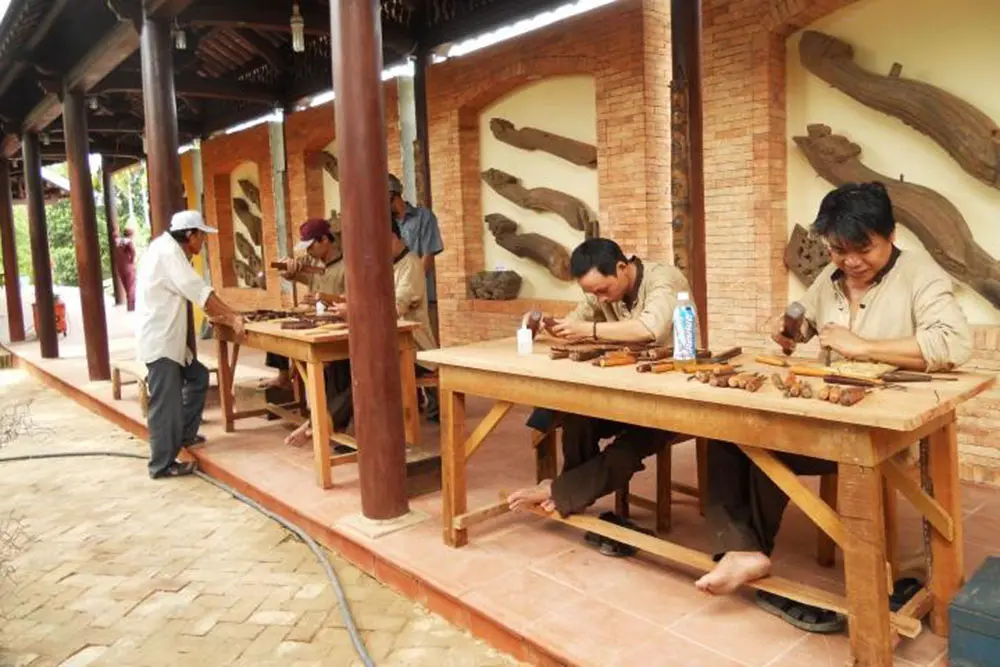 1 ng&agrave;y trở lại ng&agrave;y xưa tại l&agrave;ng mộc Kim Bồng hơn trăm năm lịch sử 5