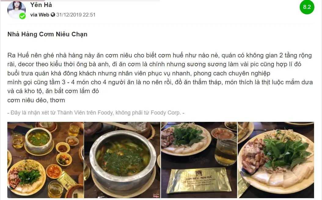 Gh&eacute; ngay Qu&aacute;n cơm Chạn để thưởng thức cơm ni&ecirc;u mang hương vị k&yacute; ức 10