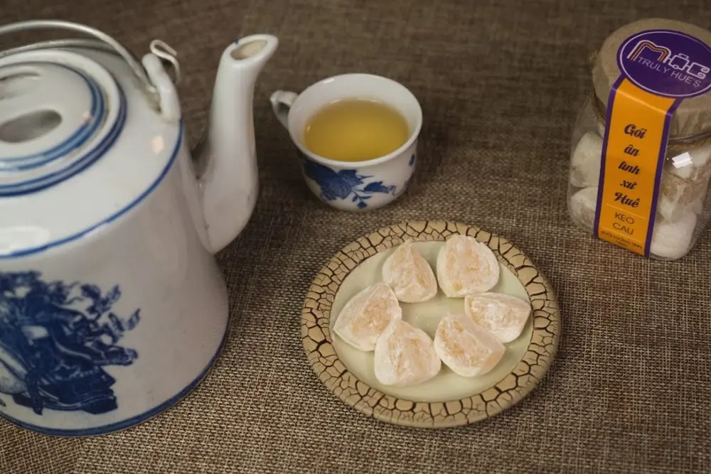 Kẹo cau - M&oacute;n ăn vặt tuổi thơ ngọt ng&agrave;o xứ Huế 4