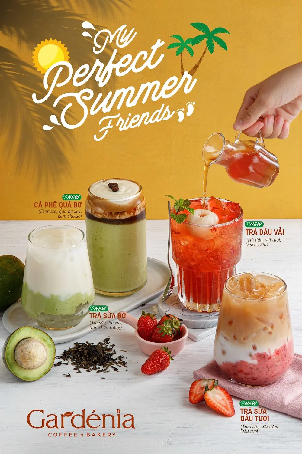 Mơ m&agrave;ng nước ngon, b&aacute;nh ngọt tại Gard&eacute;nia Coffee Bakery 9