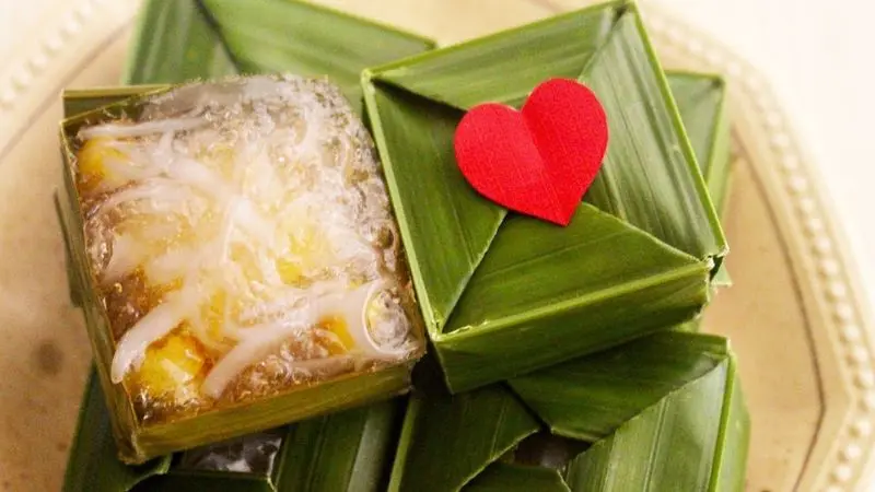 Ngọt b&ugrave;i, dẻo thơm hương vị b&aacute;nh xu x&ecirc; g&oacute;i l&aacute; dừa đặc sản Huế 6