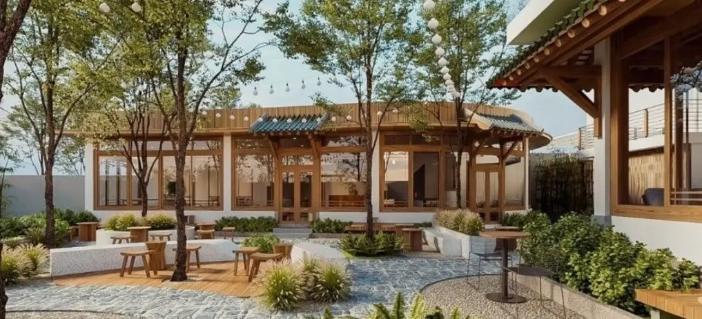 Panni Cafe - Kh&ocirc;ng gian mang đậm phong c&aacute;ch H&agrave;n Quốc ở Huế 2