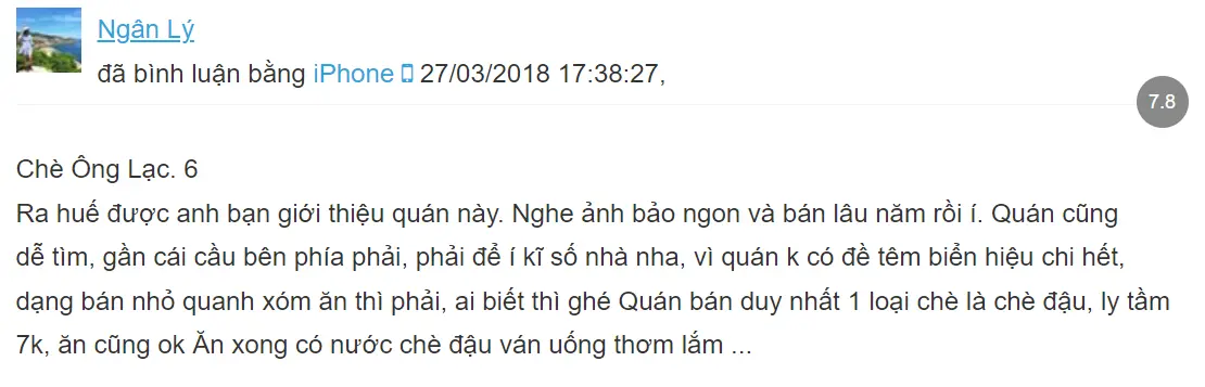 T&igrave;m về những ng&agrave;y thơ ấu rong ruổi c&ugrave;ng m&oacute;n Ch&egrave; &Ocirc;ng Lạc Huế thơm ngon 9