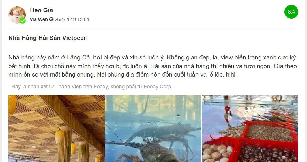 Trải nghiệm kh&ocirc;ng gian ẩm thực mới lạ ở Nh&agrave; h&agrave;ng hải sản VietPearl 5