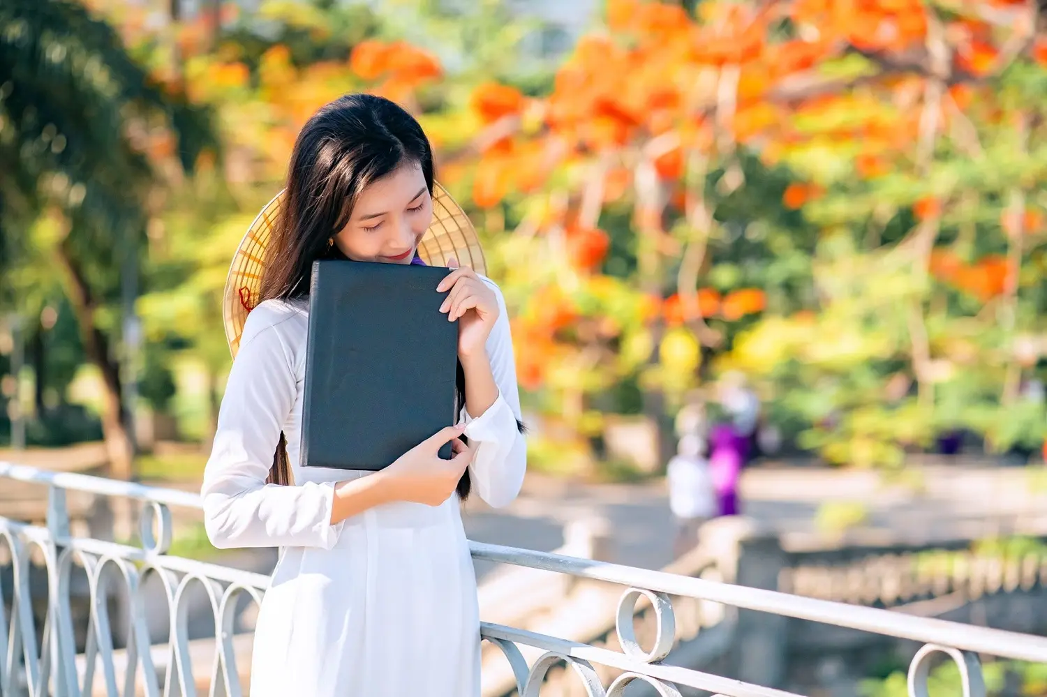 Lịm tim với loạt ảnh check-in m&ugrave;a hoa phượng khi đi du lịch Huế 3