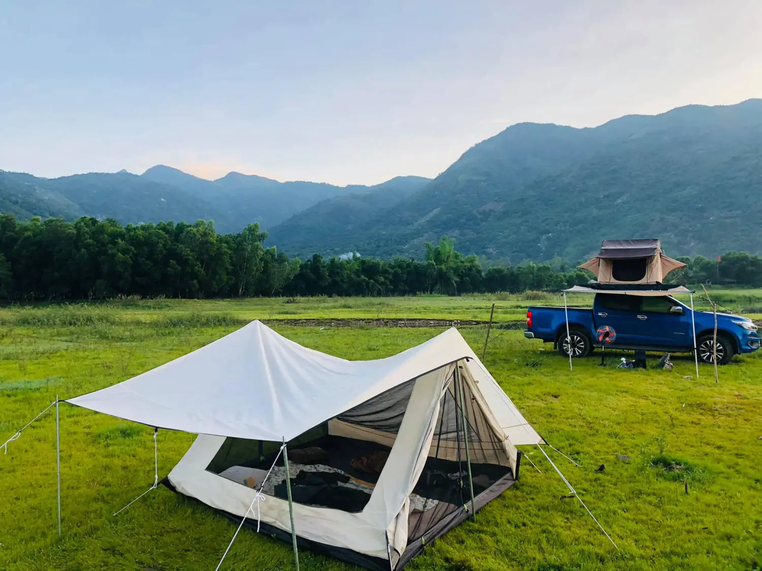 Buổi chiều ngồi chill - Cùng Tâm Tour cắm trại giữa núi rừng Nha Trang đẹp tựa tranh vẽ