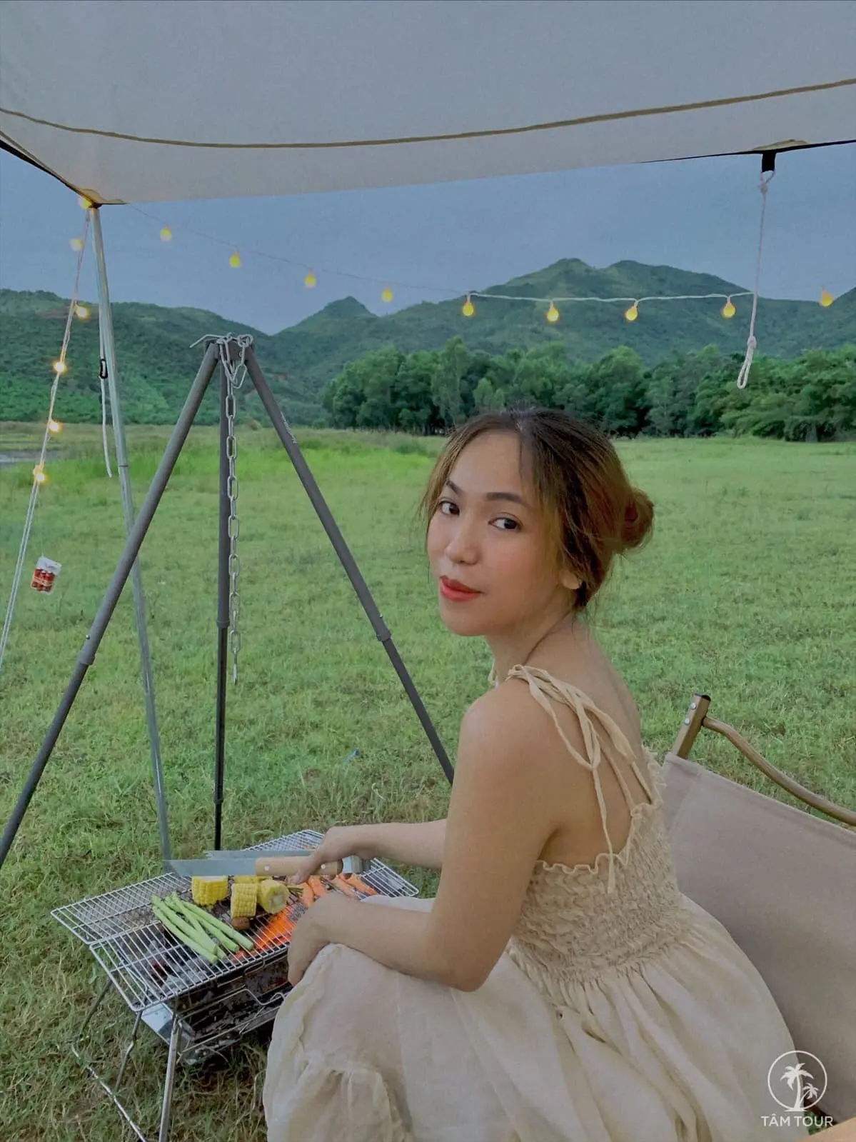 Buổi chiều ngồi chill - C&ugrave;ng T&acirc;m Tour cắm trại giữa n&uacute;i rừng Nha Trang đẹp tựa tranh vẽ 4
