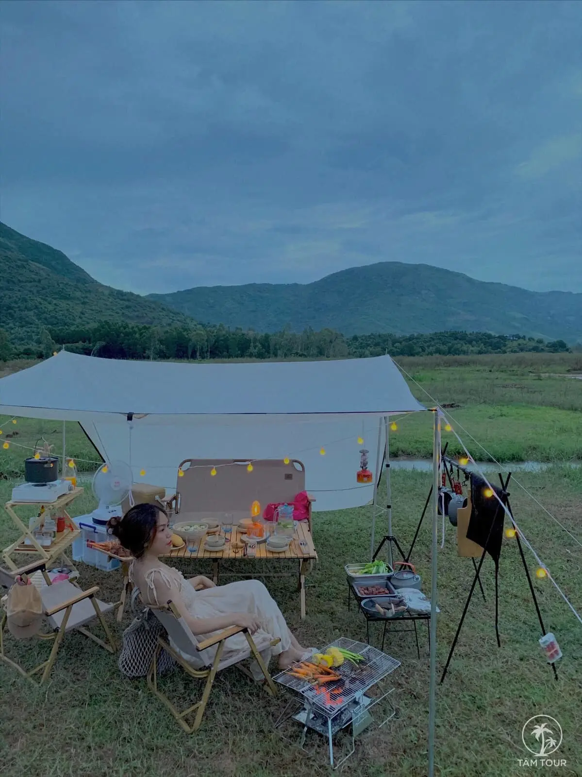 Buổi chiều ngồi chill - C&ugrave;ng T&acirc;m Tour cắm trại giữa n&uacute;i rừng Nha Trang đẹp tựa tranh vẽ 3