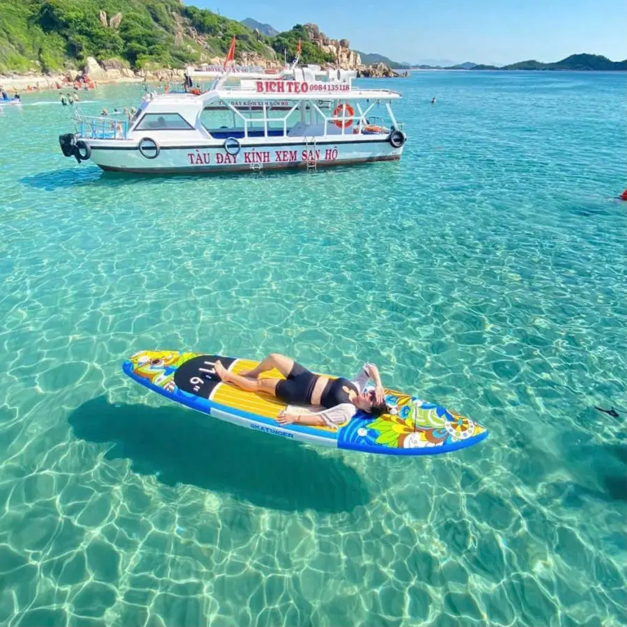 Hai ng&agrave;y kh&aacute;m ph&aacute; Đảo B&igrave;nh Hưng si&ecirc;u th&uacute; vị c&ugrave;ng Nguyễn Thu Trang 3