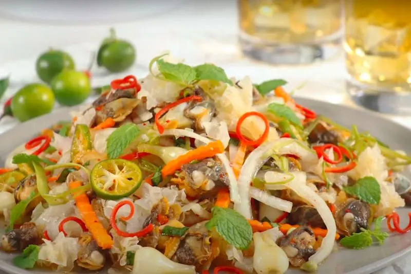Gỏi sò lông hoa chuối, đặc sản Kiên Giang vạn người mê 5