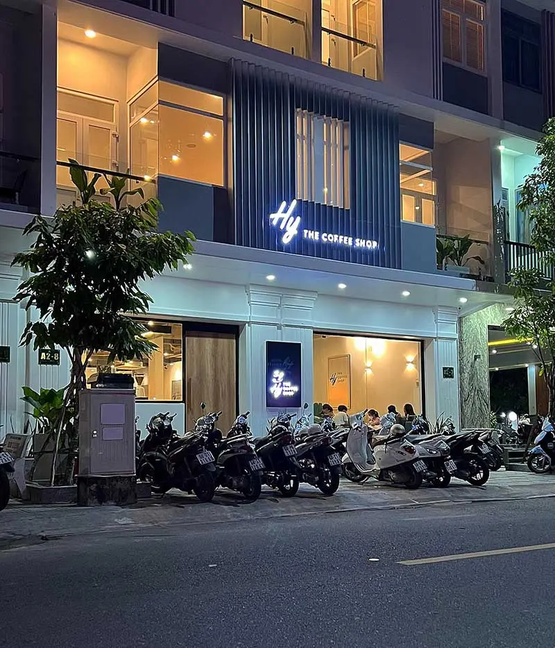Hy the coffee shop v&agrave; kh&ocirc;ng gian c&agrave; ph&ecirc; trẻ trung, hiện đại 2
