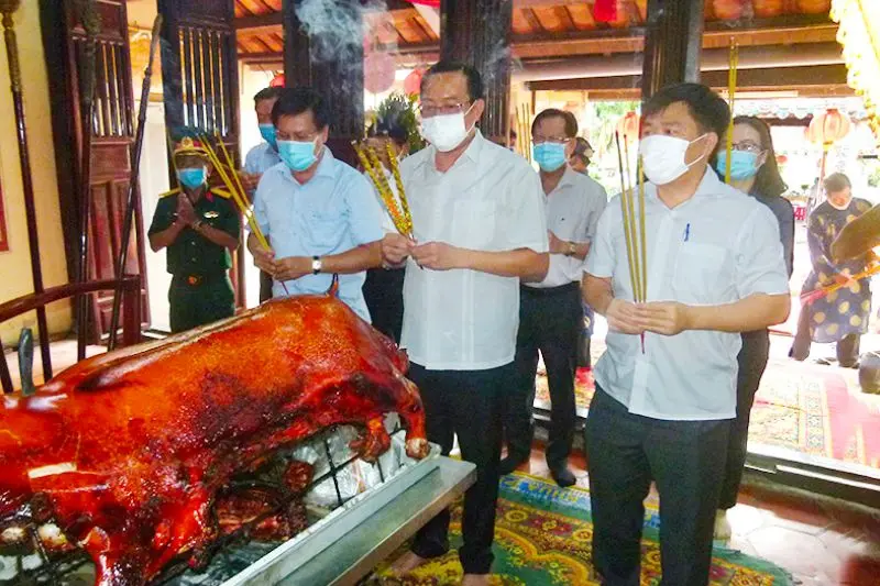 Lễ giỗ Đức Khai Trấn Mạc Cửu lưu giữ truyền thống l&acirc;u đời 2