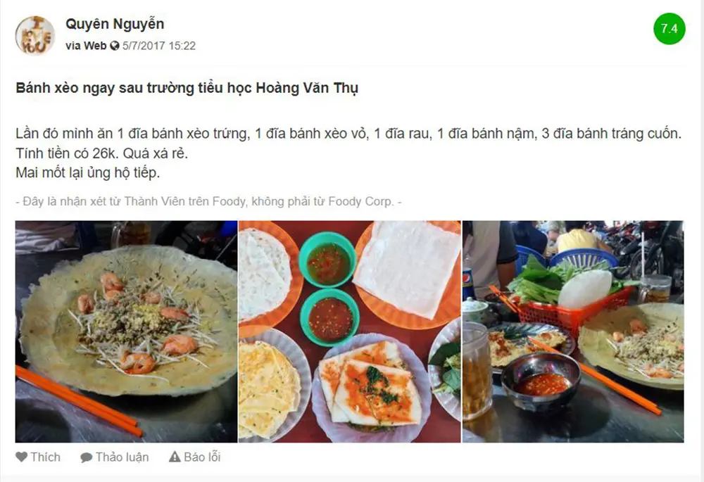 B&aacute;nh x&egrave;o 13 Tố Hữu, địa điểm ăn vặt ngon tại Kon Tum 6