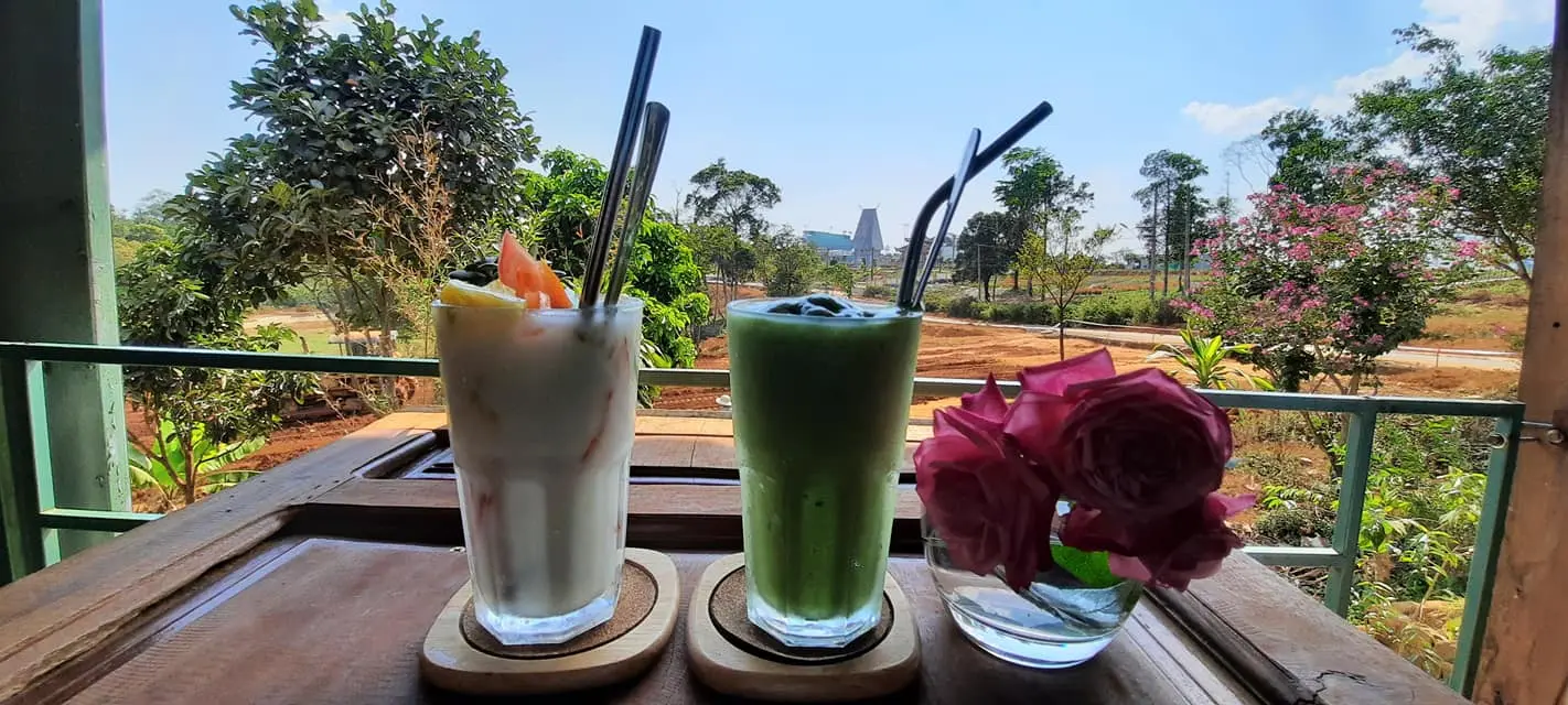 Gh&eacute; Mộc Lan Cafe chill chill cuối tuần b&ecirc;n chiếc view miền cao đầy thơ mộng 3