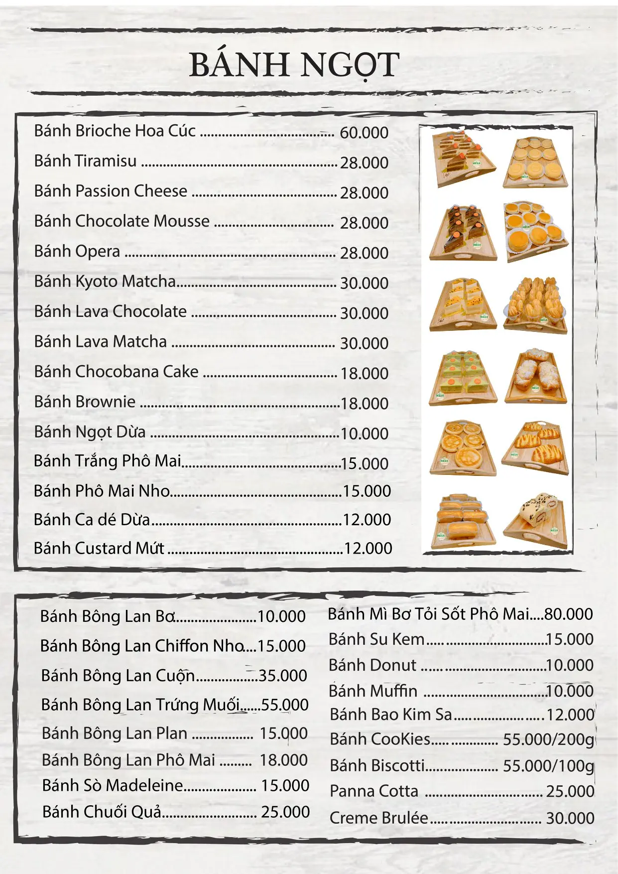 Mesa Bakery Coffee nơi lu&ocirc;n mang đến l&agrave;n gi&oacute; mới mẻ với menu độc đ&aacute;o 5