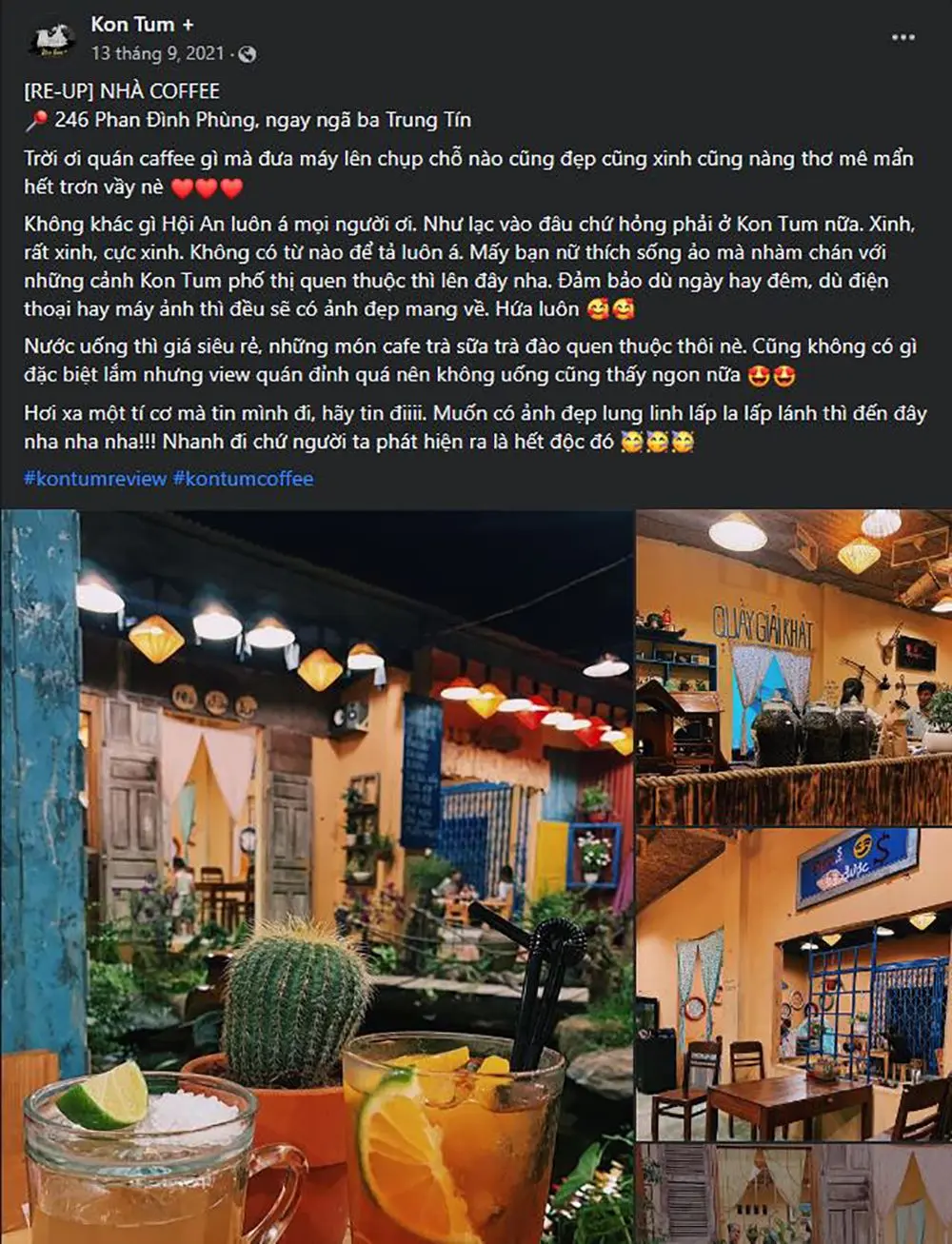 Nh&agrave; Coffee ở Kon Tum, si&ecirc;u đẹp si&ecirc;u dễ thương 12