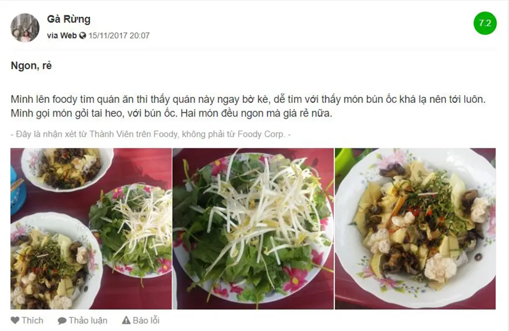 Qu&aacute;n ốc Bờ K&egrave;, qu&aacute;n ăn ngon l&acirc;u đời ở Kon Tum 4