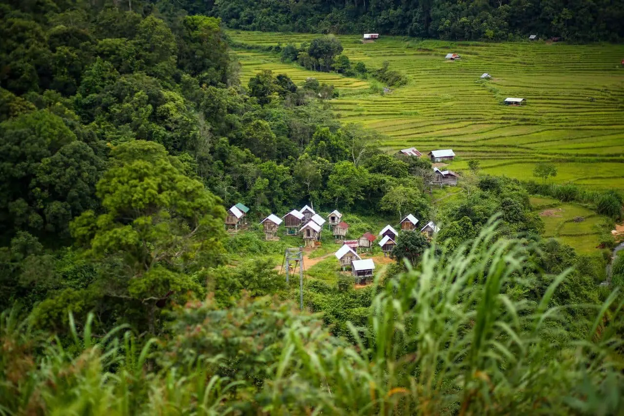 Ruộng bậc thang l&agrave;ng Kon Tu Rằng b&igrave;nh y&ecirc;n tr&ecirc;n cao nguy&ecirc;n thơ mộng 2