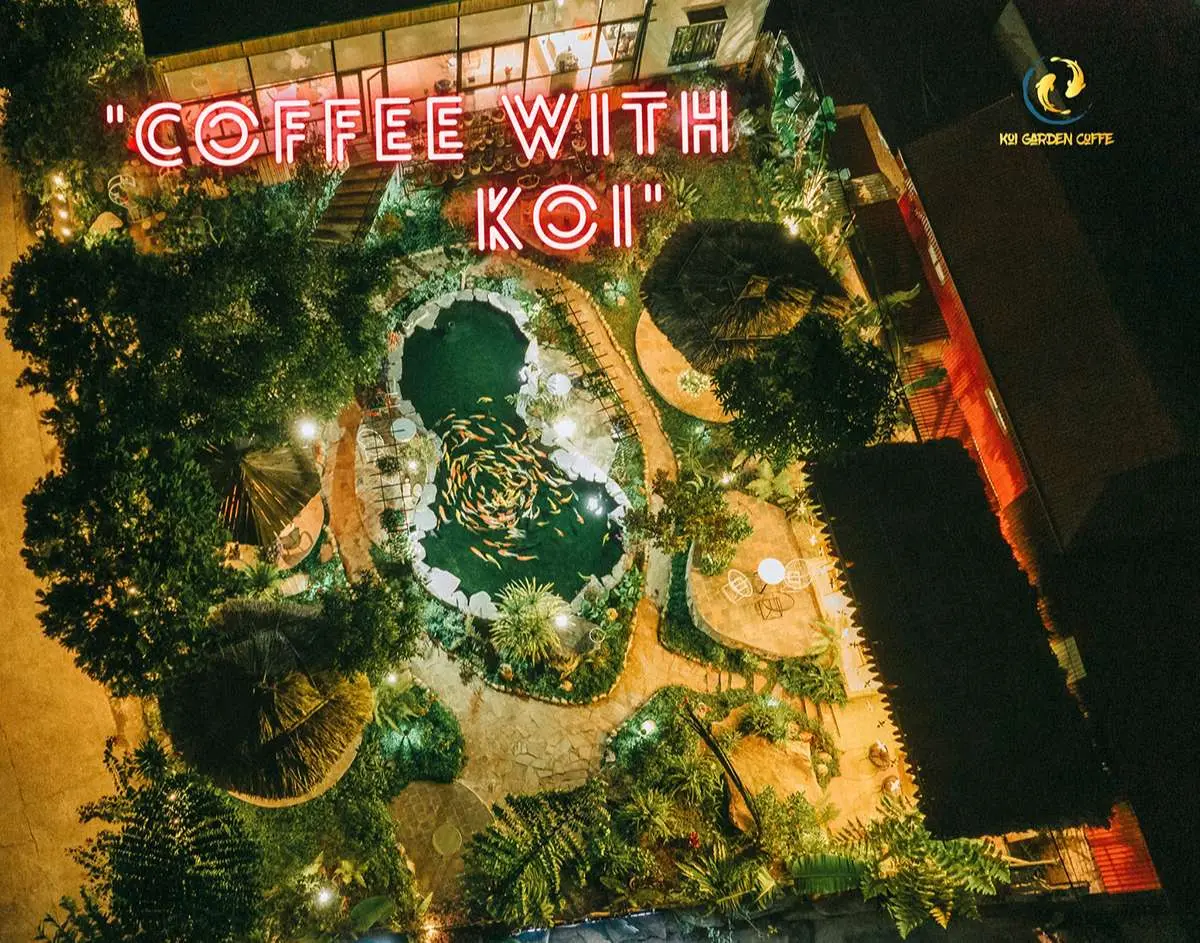 Kh&aacute;m ph&aacute; Koi Garden Mộc Ch&acirc;u - C&agrave; ph&ecirc; c&aacute; Koi độc nhất Mộc Ch&acirc;u 2