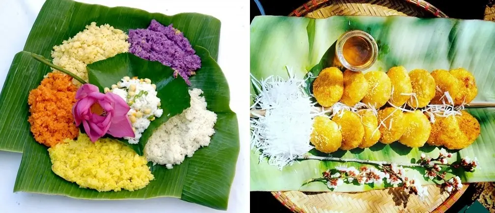 Lên Tây Bắc thưởng thức xôi ngũ sắc – bánh sắn Mộc Châu dân dã mà độc đáo 2