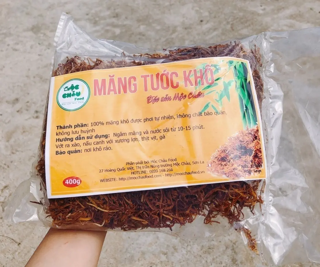 Thơm ngon măng kh&ocirc; Mộc Ch&acirc;u &ndash; Đặc sản nổi tiếng của T&acirc;y Bắc 7