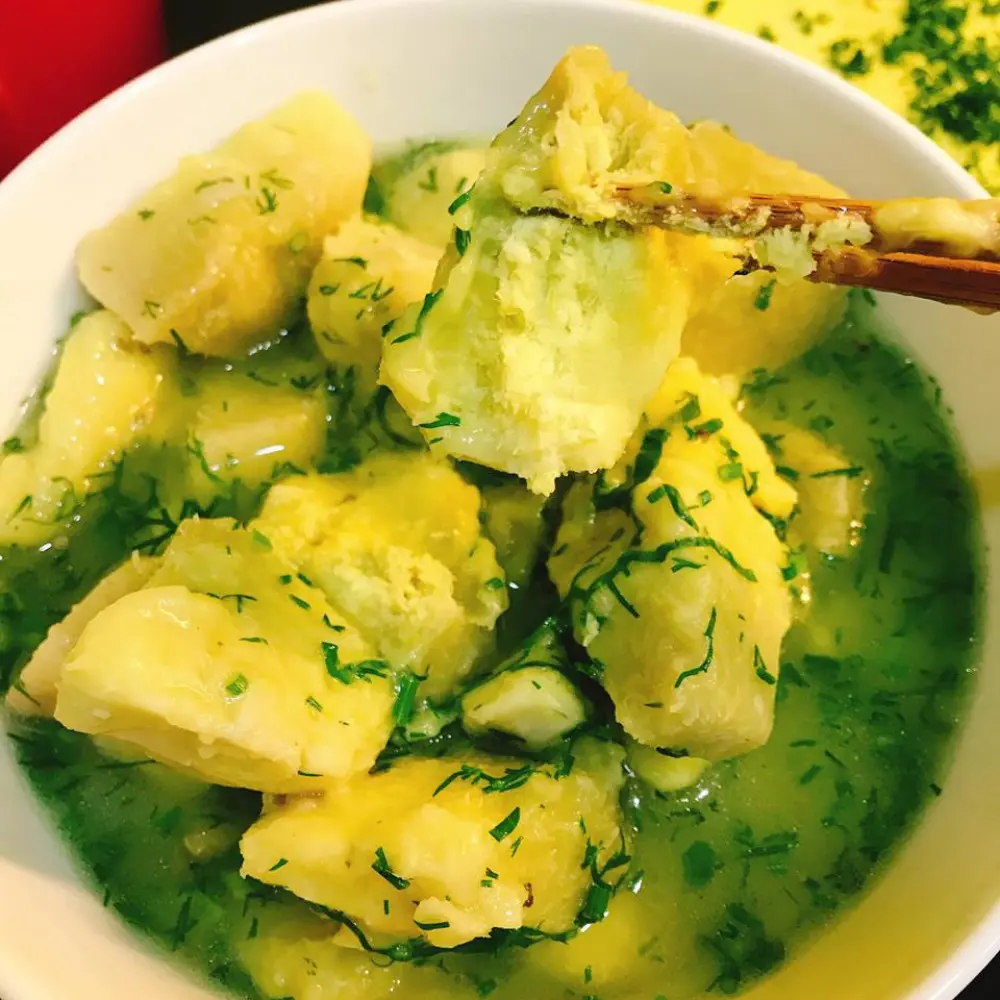 Thưởng thức khoai sọ M&aacute;n Mộc Ch&acirc;u ngọt lịm đốn tim bao người 6