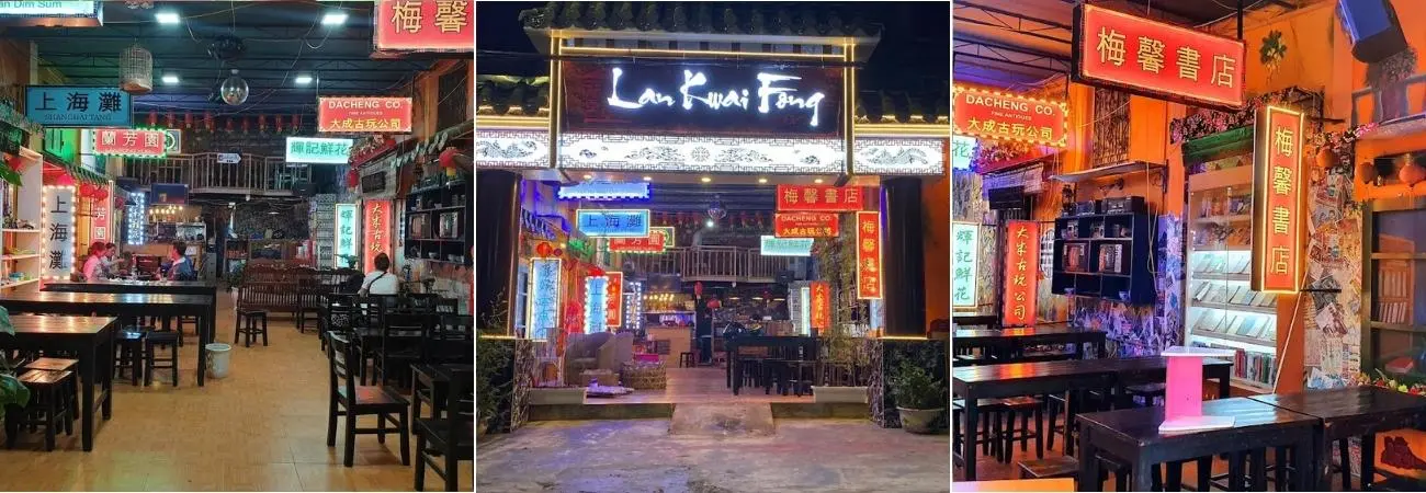 Lan Kwai Fong Mộc Châu - Đổi gió với không gian ẩm thực Hongkong cực chất tại Mộc Châu