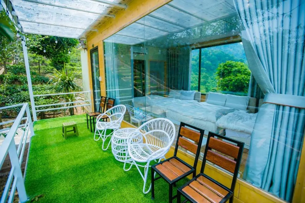 Review homestay Wooden House Mộc Ch&acirc;u cực chi tiết 5