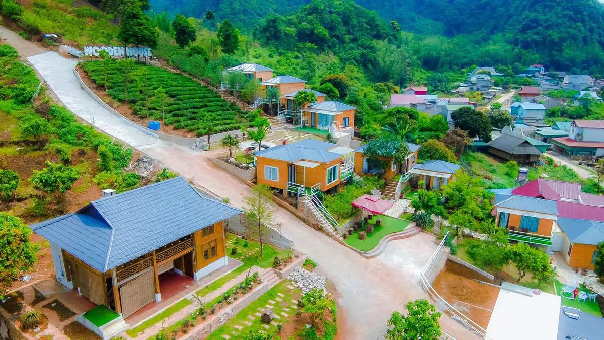 Review homestay Wooden House Mộc Ch&acirc;u cực chi tiết 2