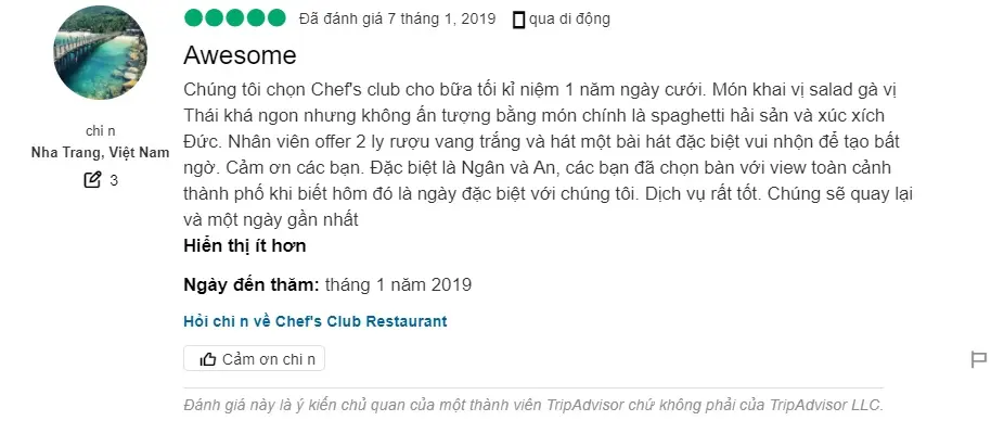 Chef's Club Restaurant - Skylight Nha Trang - Đẳng cấp ẩm thực tại nh&agrave; h&agrave;ng Quốc tế cao nhất Nha Trang 29