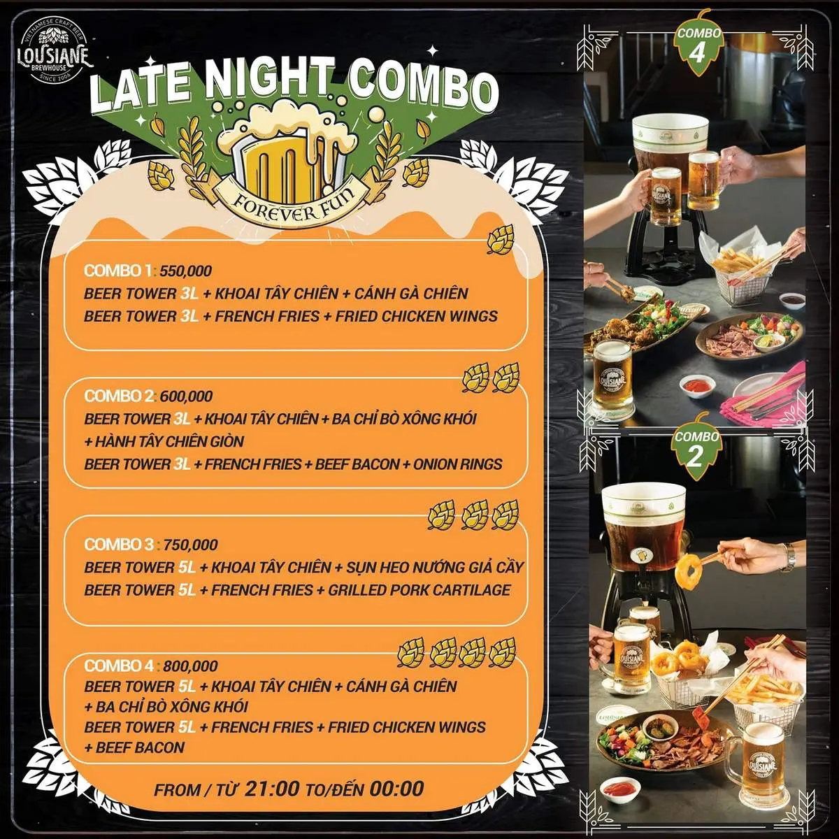 Lousiana Brewhouse Nha Trang - Nh&agrave; h&agrave;ng &Aacute; &Acirc;u nổi bần bật với hương vị bia tự nấu tại chỗ 24