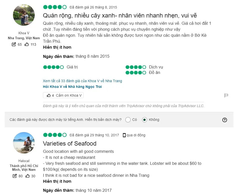 Ngoc Trai Restaurant Nha Trang - Vi&ecirc;n ngọc trai toả s&aacute;ng trong l&agrave;ng ẩm thực Nha Trang 23