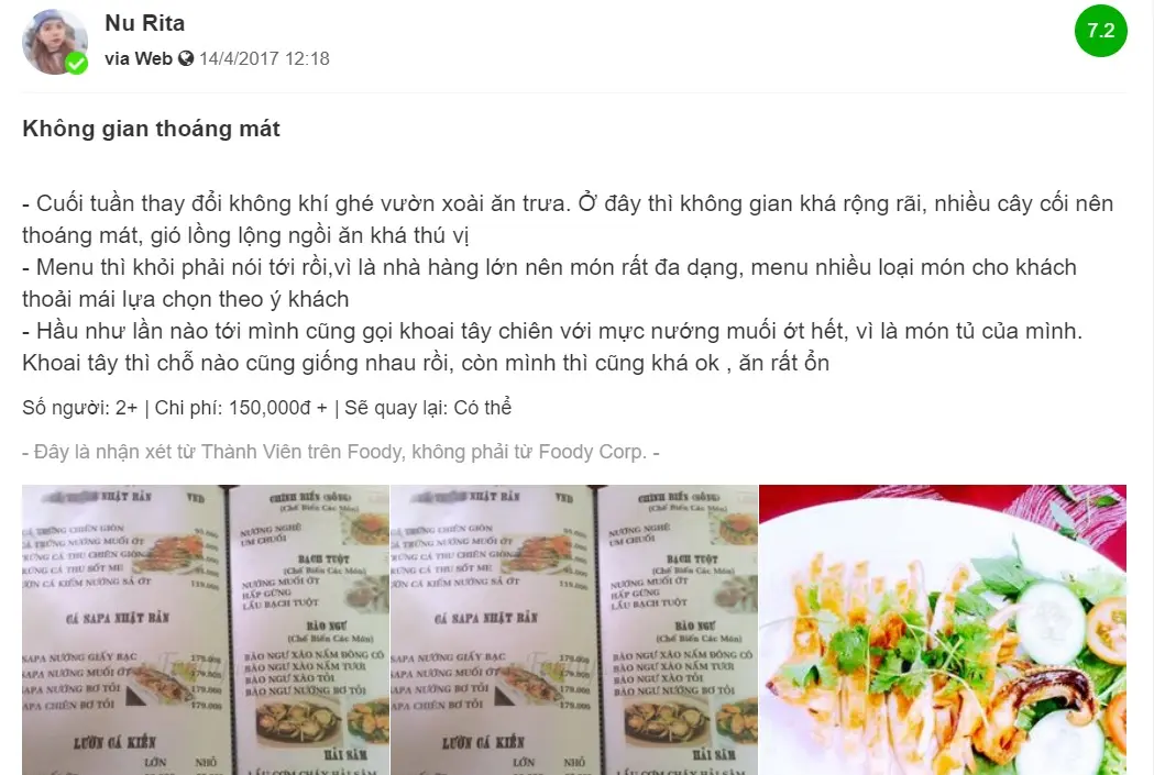 Nh&agrave; h&agrave;ng Vườn Xo&agrave;i Nha Trang - Xinh xắn kh&ocirc;ng gian s&acirc;n vườn, đậm đ&agrave; hương vị Việt Nam 15