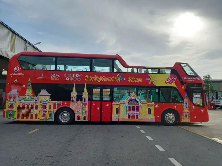 Trải nghiệm xe bus 2 tầng miễn ph&iacute; ở Nha Trang cực th&uacute; vị 3