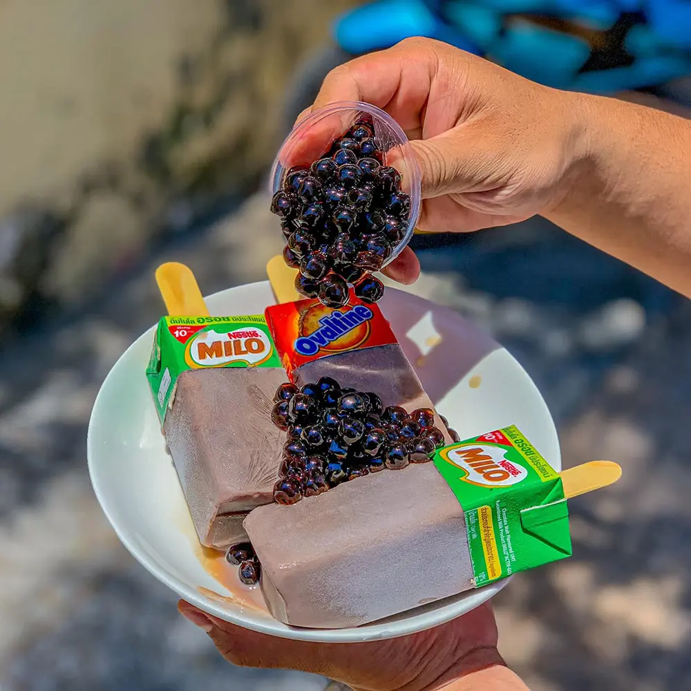 C&oacute; g&igrave; đặc biệt trong kem que milo Nha Trang m&agrave; ai cũng muốn thử 3